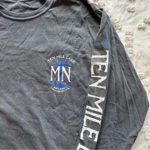 Ten Mile Lake Gray Long Sleeve